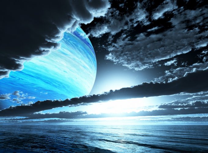 Wallpaper planet, clouds, ocean, 4k, Space 5314614050